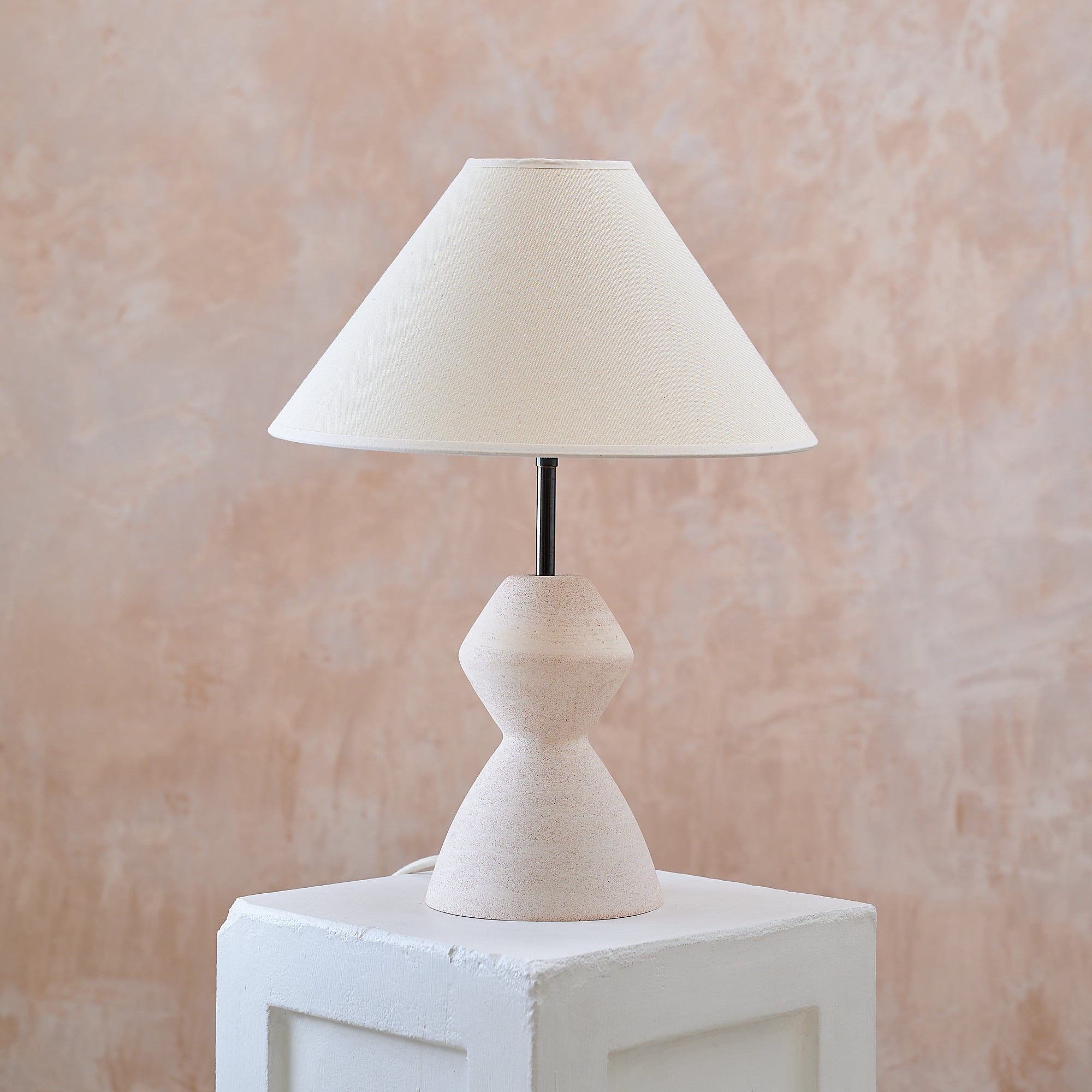 Asymmetry ceramic on sale floor lamp